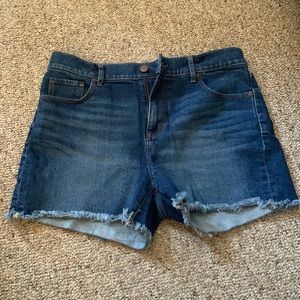 Loft cut off shorts
